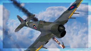 War Thunder  Air RB Gameplay Typhoon Mk IbL [upl. by Omrelliug257]