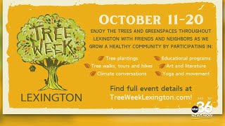 Guest segment Tree Week Lexingtons seventh year begins Friday [upl. by Aihsotal]