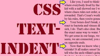 CSS how to textindent [upl. by Engel]