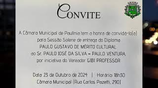 Comunica Paulínia CONVITE 23  10  24 [upl. by Groh]