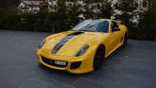 Ferrari 599 GTO Straight Pipes Sound [upl. by Nirik]