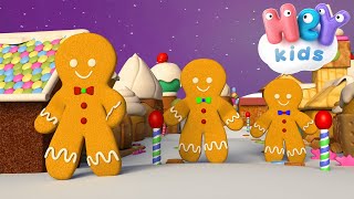 Tre Pepparkaksgubbar  Julsånger för barn  HeyKids [upl. by Friend]