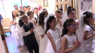 First Holy Communion  Saint Anthonys Catholic Church [upl. by Odlanyer830]