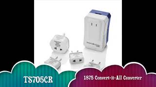 Travel Smart® by Conair ConvertItAll Converter and Worldwide Adapter Set TS705CR [upl. by Nassi829]