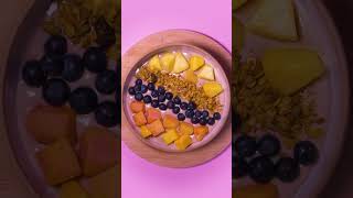 Protein Powder Recipe  Tropical Smoothie Protein Bowl [upl. by Zaneta]