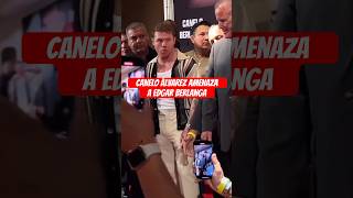 Canelo Álvarez Amenaza a Edgar Berlanga 😎canelo caneloalvarez [upl. by Brittne]