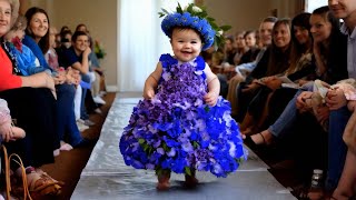 Tiny Models Take Over The Runway in ADORABLE Fashion Show [upl. by Murielle]