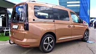 2022 VW Caddy Style Maxi 7Seater TDI  Interior Exterior Walkaround  Camping Expo Sofia [upl. by Ahsirpac472]