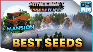 Finding THE PERFECT Terralith Seed For Minecraft 118  MANSION Near Spawn [upl. by Berglund]