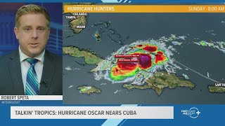 Talkin Tropics Hurricane Oscar nears Cuba [upl. by Thedrick]