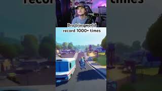 Bro tries world record 1000 times in Slackers Carts of Glory shorts [upl. by Bartlett]