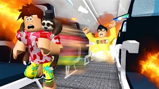 We Went On A Roblox FLIGHT NEVER AGAIN [upl. by Enaillil]