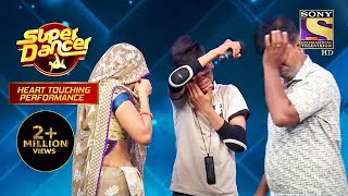 सुनिए Dharmendra की कहानी  Super Dancer  Geeta  Heart Touching Performance [upl. by Nyllewell540]