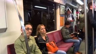 Subway ride in Warsaw Poland [upl. by Kilmarx19]