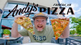 My Favorite Slice  Andys Pizza Opens In Fairfax [upl. by Luba]