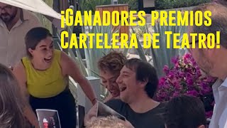 Aquí los ganadores los Premios del Público Cartelera de Teatro 2023 [upl. by Naivatco51]