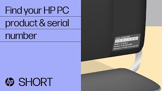 Find your HP computer product amp serial number  HP Support [upl. by Brenk]