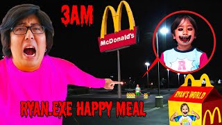 DONT ORDER RYANS WORLDexe HAPPY MEAL FROM McDonalds at 3AM  NEW UPDATE TAG WITH RYAN [upl. by Noid]