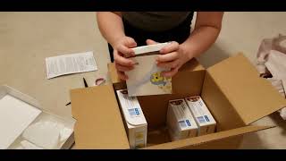 UNBOXING 4 Finally got my infant colostomy bags Convatec Little Ones [upl. by Cyd]