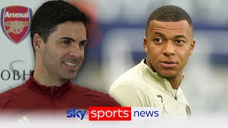 Mikel Arteta says Arsenal have to be in the conversation to sign Kylian Mbappe [upl. by Starla]