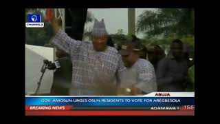 Senator Adeleke And Osun APC Chairman Step To Skelewu In Ilesha [upl. by Attesoj]