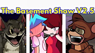 Friday Night Funkin Toms Basement Show V25  Tom And Jerry FNF ModGameplay  Cutscene [upl. by Dnalyram]