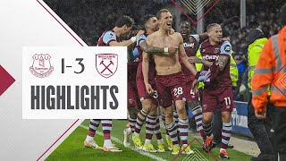 Everton 13 West Ham  Souček amp Álvarez Hit Stoppage Time Beauties  Premier League Highlights [upl. by Gayel78]