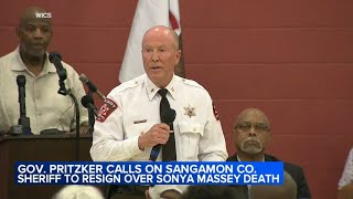 Sheriff to continue in position despite Pritzkers calls for resignation after Sonya Masseys murder [upl. by Lillie]