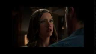 Arrow S01E05  Laurel sees Olivers scars then they kiss [upl. by Hellah57]