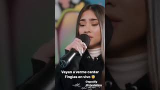 Paloma Mami  fingías en vivo Spotify [upl. by Lenhard75]