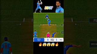 India vs England  Ms Dhoni Batting 😱  realcricket24 cricket [upl. by Gati320]