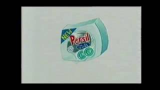 Persil Laundry Capsules Advert On Channel 5 UK TV 2001 [upl. by Eittah]