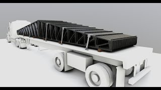 CARGO MODELS FOR TRUCK TRAILER Roof Modul Type 3 [upl. by Zeitler400]