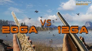 Is the 20GA Really BETTER than the 12GA 12ga vs 20ga Call of the WILD THEHUNTER 2018 [upl. by Nellaf]