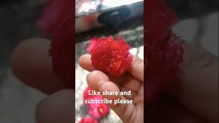 Flower making diy with waste clothes in instant way [upl. by Safoelc]