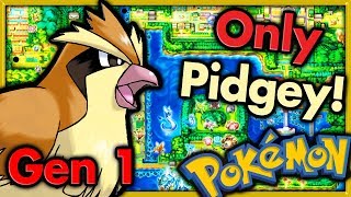 Can I Beat Pokemon Red with ONLY PIDGEY 🔴 Pokemon Challenges ► NO ITEMS IN BATTLE [upl. by Bbor312]