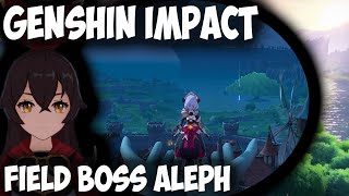 Genshin Impact Amber Vs Field Boss Aleph【CBT 2】 [upl. by Daiz73]