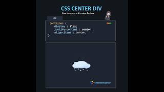 how to center a div in css using flexbox 🚀 [upl. by Ivetts]