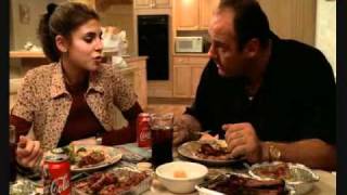 The Sopranos  Italian Dinner Discussion [upl. by Jacobson]