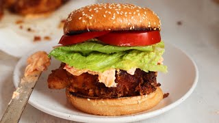 Spicy Pimento CheeseStuffed Chicken Sandwich Recipe [upl. by Nallad989]