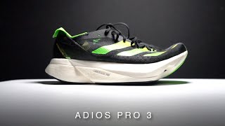 Adios Pro 3  The Ultimate Long Distance Shoe [upl. by Raddatz]