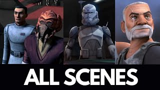 Commander Wolffe all scenes Clone Wars Rebels [upl. by Harriot]