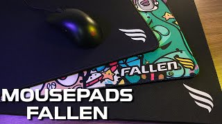 Mousepads Fallen Control Speed e Speed  Review PTBR [upl. by Yasmin]