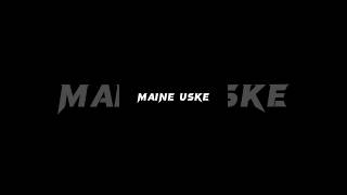 MAINE USKE SHAHAR KO CHORA black screen lyrics song status lyrics love viral song lyric [upl. by Hakym]