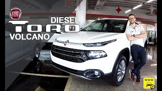 Fiat Toro Volcano 20 Turbo Diesel 2018 Avaliação Completo nos Mínimos Detalhes [upl. by Isobel]