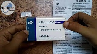 Dangerous side effects of Detrusitol Tolterodine Ltartrate2mg tablet in Urdu Hindi  Side effects [upl. by Sirron908]