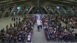 Procession eucharistique du Sanctuaire de Lourdes October 13 2024 [upl. by Lehman]