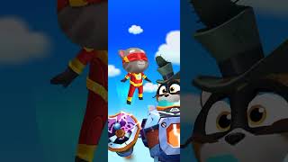 Talking tom hero dash and friends cat game  king with game8674 [upl. by Rhodes]