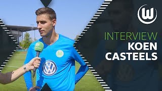 Zurück im Training Interview mit Koen Casteels  VfL Wolfsburg [upl. by Zilef100]