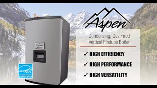 The Aspen High Efficiency Boiler by US Boiler Company [upl. by Ahseuqal]